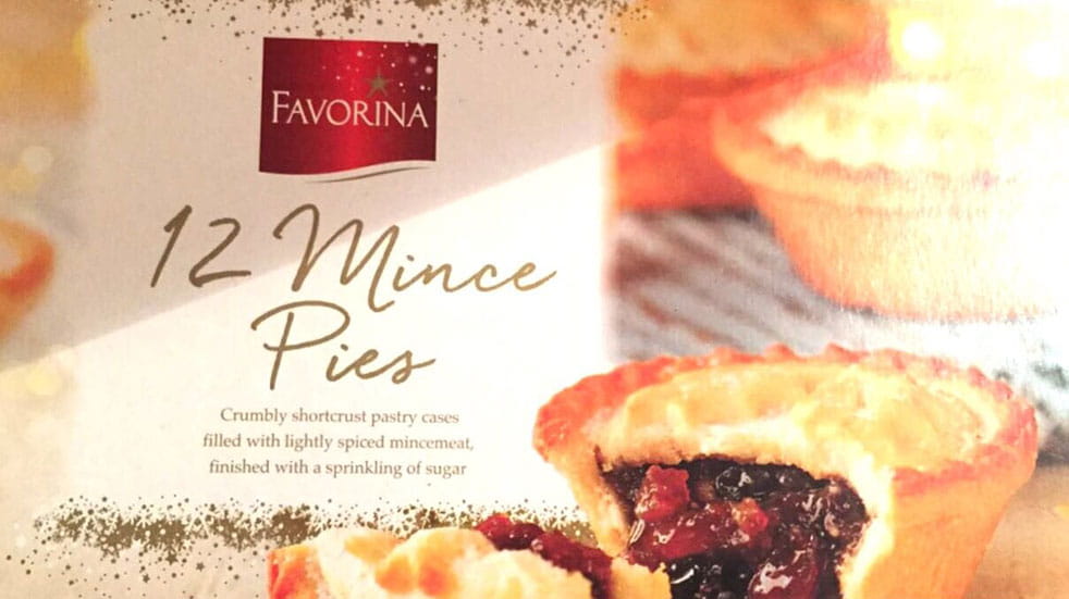 Mince pie taste test Lidl mince pies